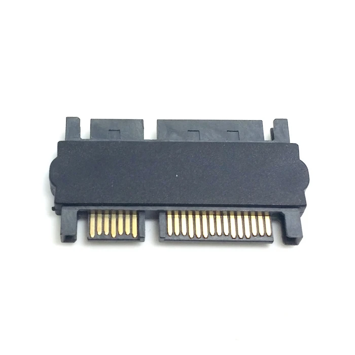 

3.5" & 2.5inch SATA 22Pin 7+15 Male to SATA 22P 7+15 Male extension convertor Straight adapter