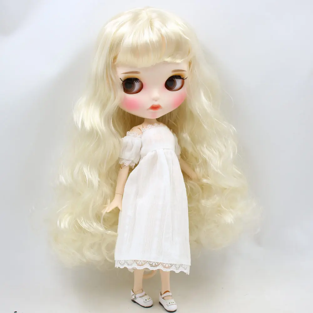 Кукла Blyth No.BL6025 ICY DBS светлые волосы резные губы матовое лицо шарнирное тело 1/6 bjd ob24