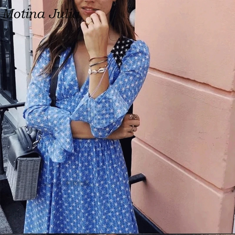 Motina Julia 2019 шикарное Макси платье в стиле бохо пляжное длинное Весна Лето Большой