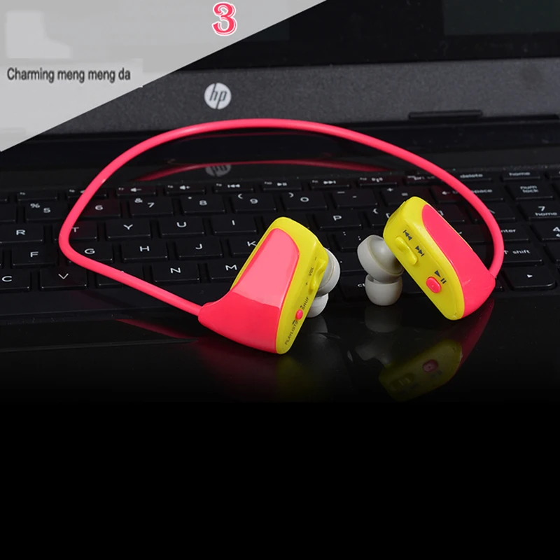 Высокое качество 8 Гб Спортивный MP3 плеер W262 стерео наушники mp3 музыкальный для sony