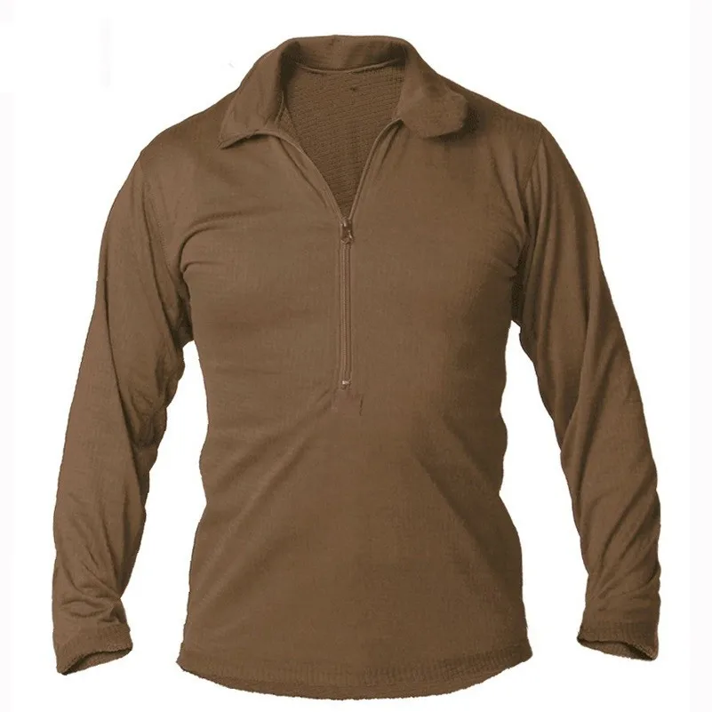 Новинка тактический осенний мужской уличный теплый флисовый свитер с длинным