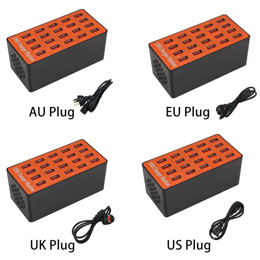 Портативное зарядное устройство SOONHUA с 20 портами USB 5 В usb выход быстрая зарядка