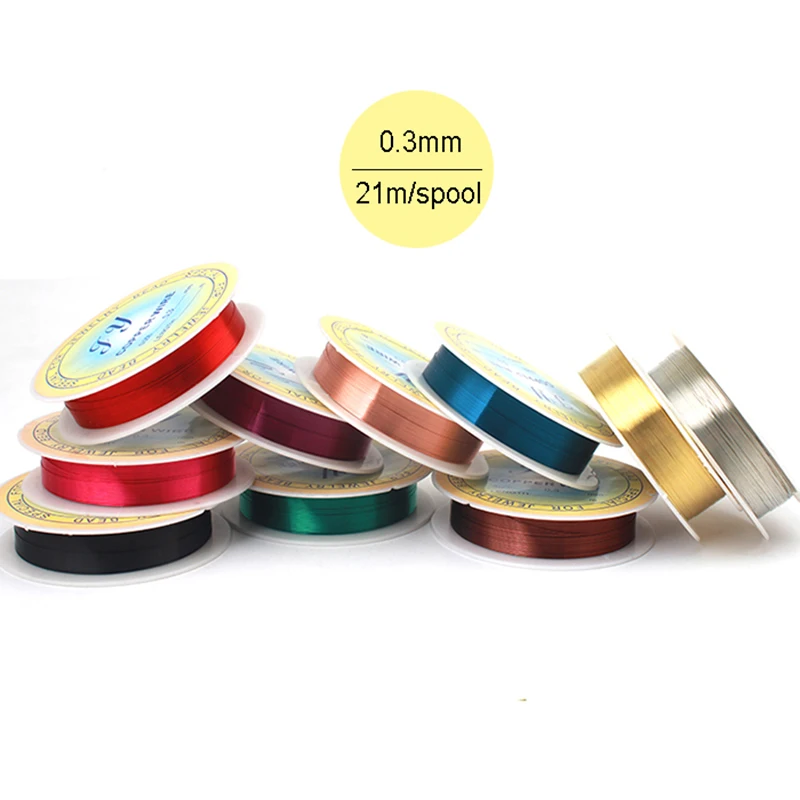 10 шт. медные шпули для украшений 0 3 мм 28 мм|wire spool|metal wirejewelry making |