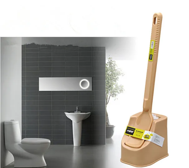 

1PC New Multi Function Plastic Toilet Brush & Holder Set Brush Bathroom Cleaning Brush OK 0171