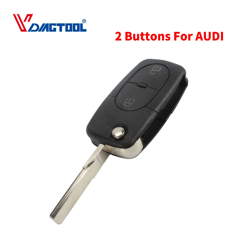Складной флип чехол VDIAGTOOL для Audi A2 A3 A4 A6 с 2 кнопками|Ключ от авто| |