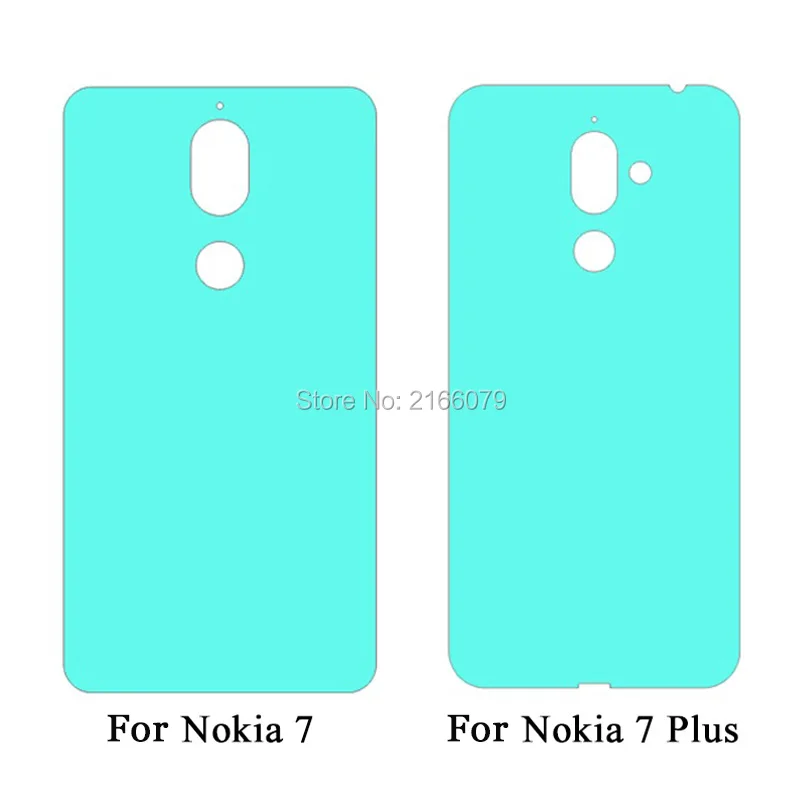 Для Nokia 7/7 Plus 7 + Новый 360 градусов полное покрытие задняя наклейка Кожа 3D