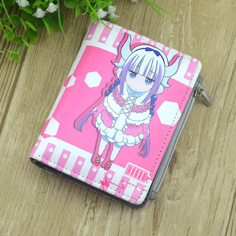 KannaKamui Студенческий короткий кошелек для монет аниме Himouto! Umaru-chan мультипликационный персонаж дома Умару нулевой смены бумажник с магнитной кнопкой - Цвет: KannaKamui