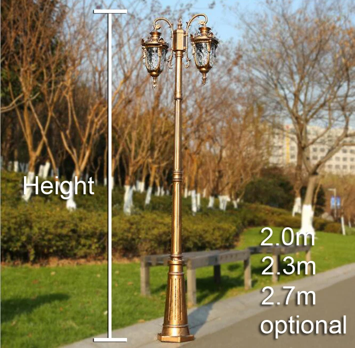 Уличный светильник в американском и Европейском стиле садовый уличный с