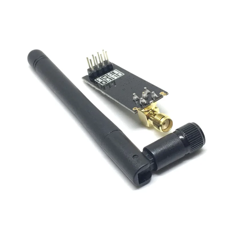 1 шт. беспроводные модули 2 4G метровые дальние NRF24L01 + PA LNA (с антенной)|Интегральные