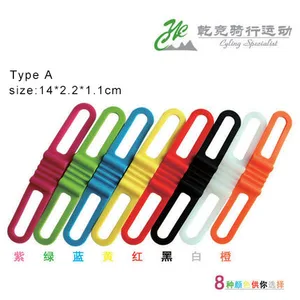 Крепление для велосипедного светильник фонарь на руль велосипеда, силиконовый ремешок шт.упак. дюйма, крепление для динамика