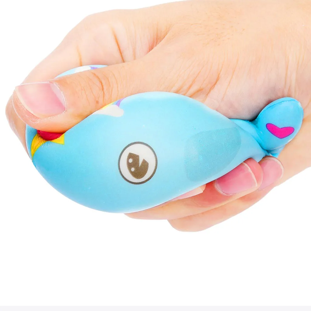 Новинка 2019! Модные мягкие игрушки Kawaii Narwhal медленно растущий крем