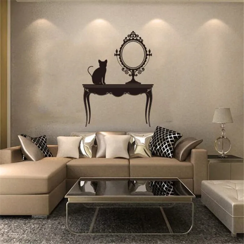 IDFIAF сексуальная леди девушка силуэт нанесение макияжа виниловая художественная