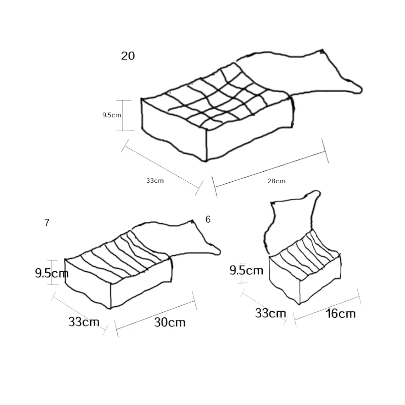 1 комплект складные ящики для хранения с чехлом нижнего белья складной