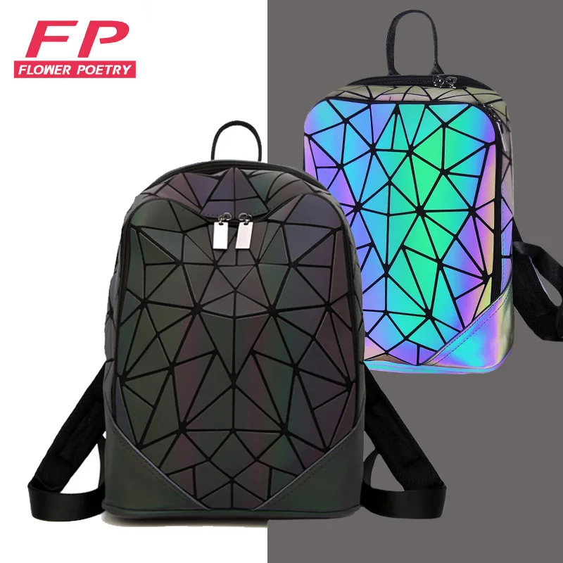 Модный женский рюкзак Mochila светящиеся Рюкзаки Сумка для девушек
