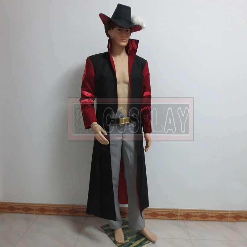 Dracule Mihawk Hawk-Eye Косплей Костюм Хэллоуин Вечеринка Рождественская Униформа На Заказ