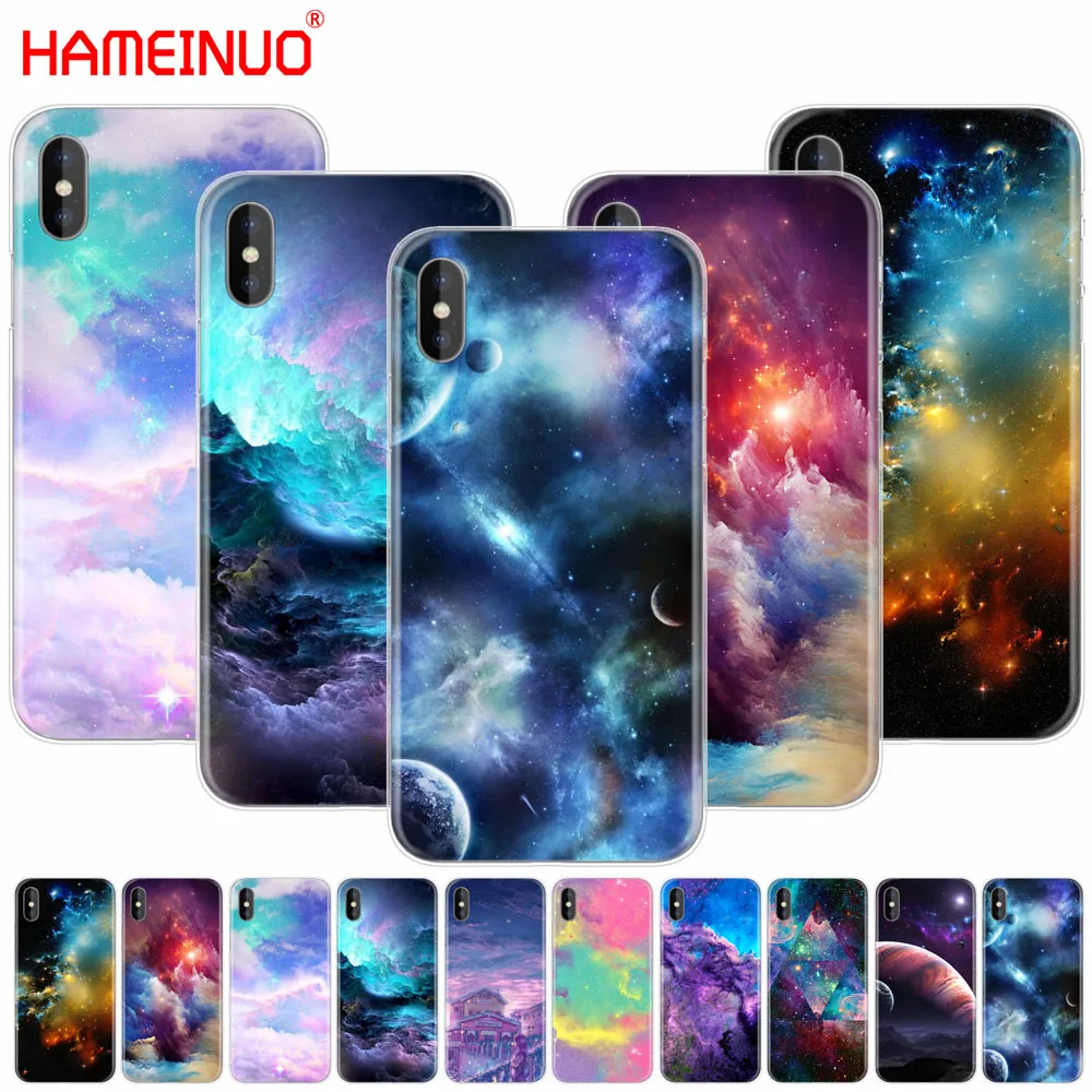 HAMEINUO Космос Звезды планета Чехол для мобильного телефона iphone 6 4 4s 5 5s SE 5c 6s 7 plus