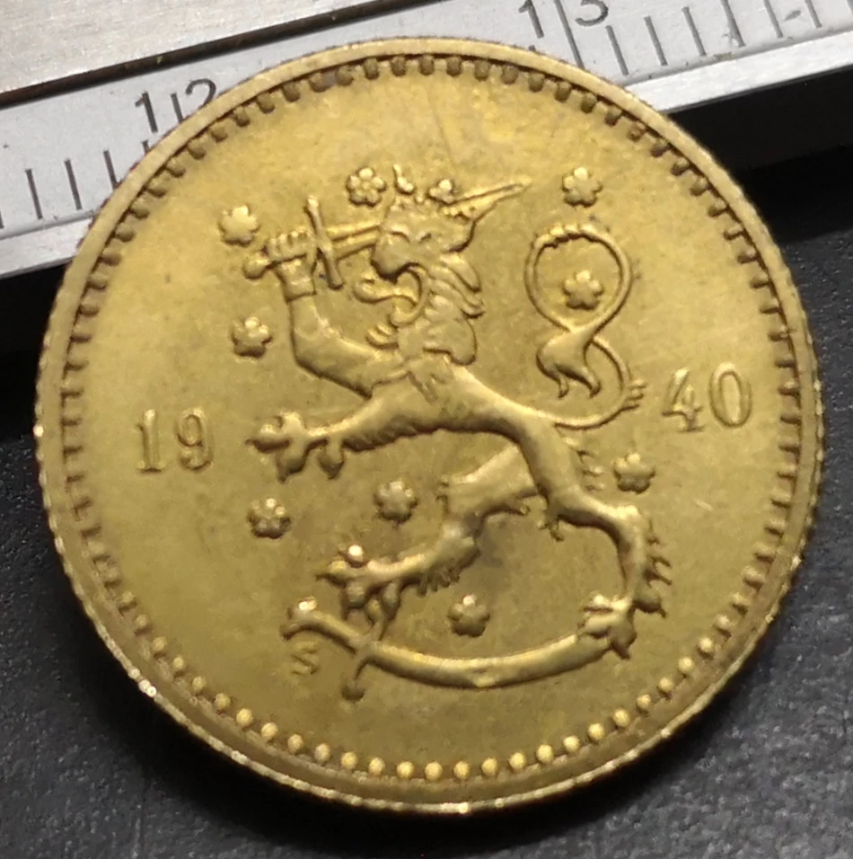 1940 Finland 50 Pennia копия редкой монеты|Безвалютные монеты| |