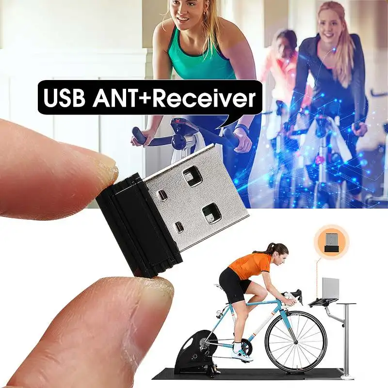Мини-адаптер ANT+ usb-флешка адаптер ANT USB флешка адаптер портативный для Garmin для Zwift для Wahoo Велоспорт Garmin Forerunner