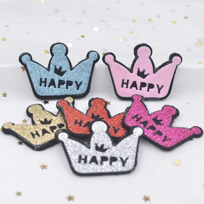 Новинка 6 шт. уникальная корона принцессы с надписью happy' для маленьких девочек