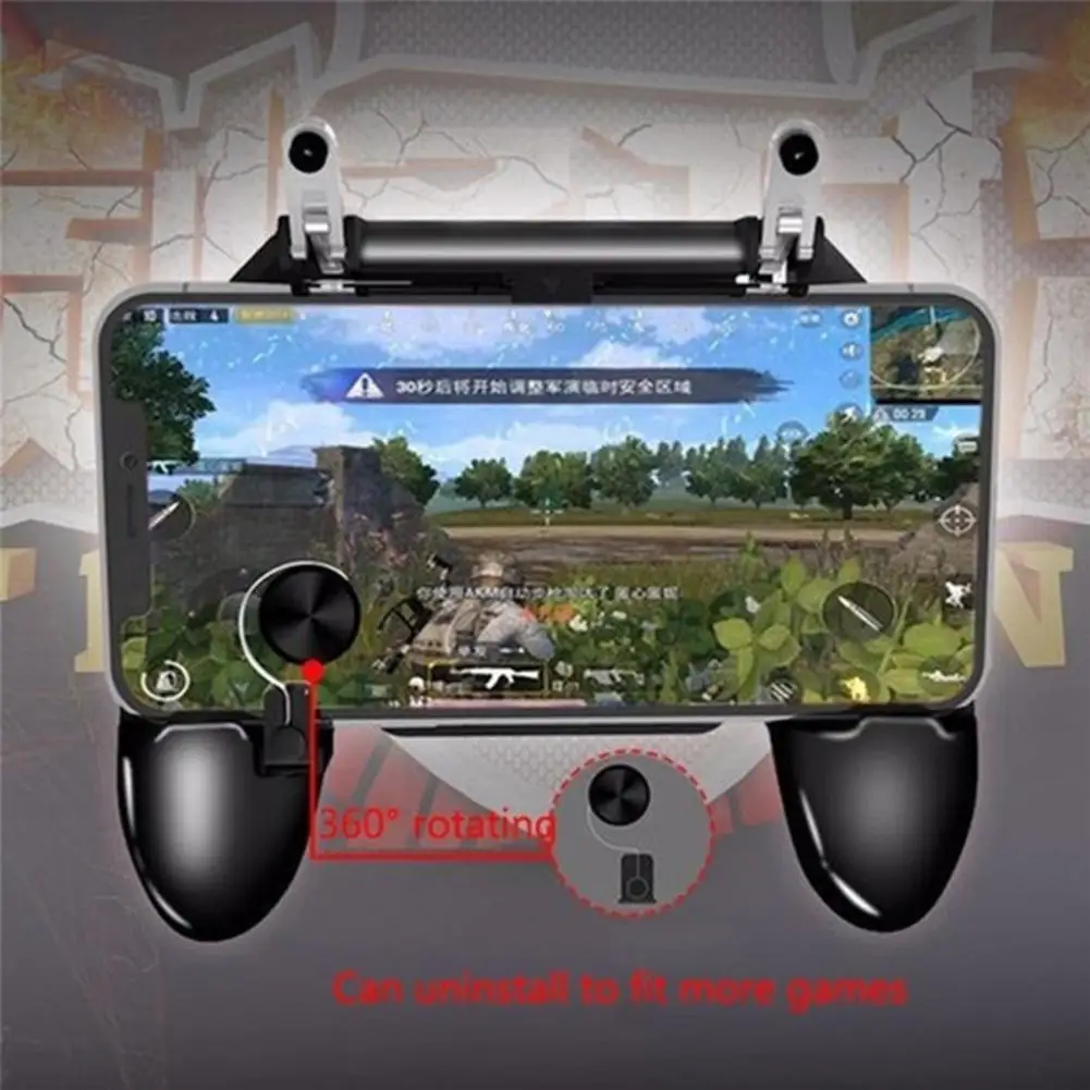 New Mobile Gamepad Joystick Metal L1 R1 Trigger Game Shooter Controller for iPhone Android Phone Gaming | Электроника