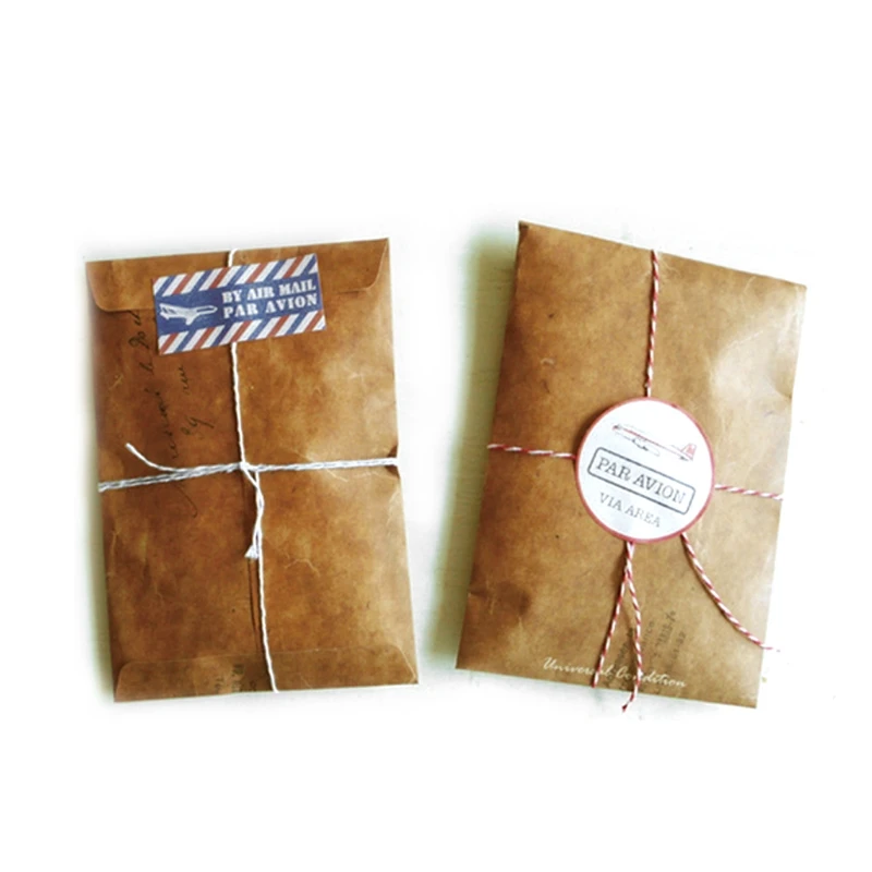 5 шт./лот Винтажный конверт из крафт-бумаги В креативном стиле для открытки