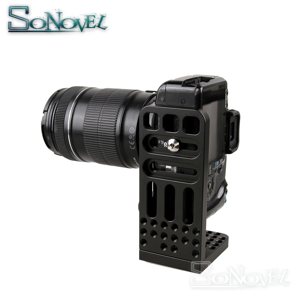 Быстроразъемный l-образный кронштейн 3/8 &quot1/4&quot винтовое крепление для Canon Nikon Sony