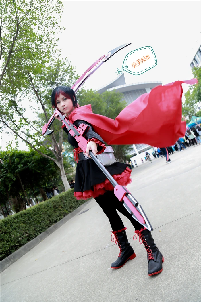 Ruby Rose Crescent the High Velocity Sniper-Scythe Replica PVC Cosplay Prop | Тематическая одежда и униформа