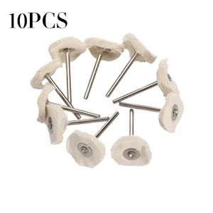 10 шт. 25 мм Dremel Аксессуары для вращающихся инструментов набор вращающаяся щетка с полировальной подложкой полировального круга кисти шлифовальная машина Dremel Roary дрель щетка