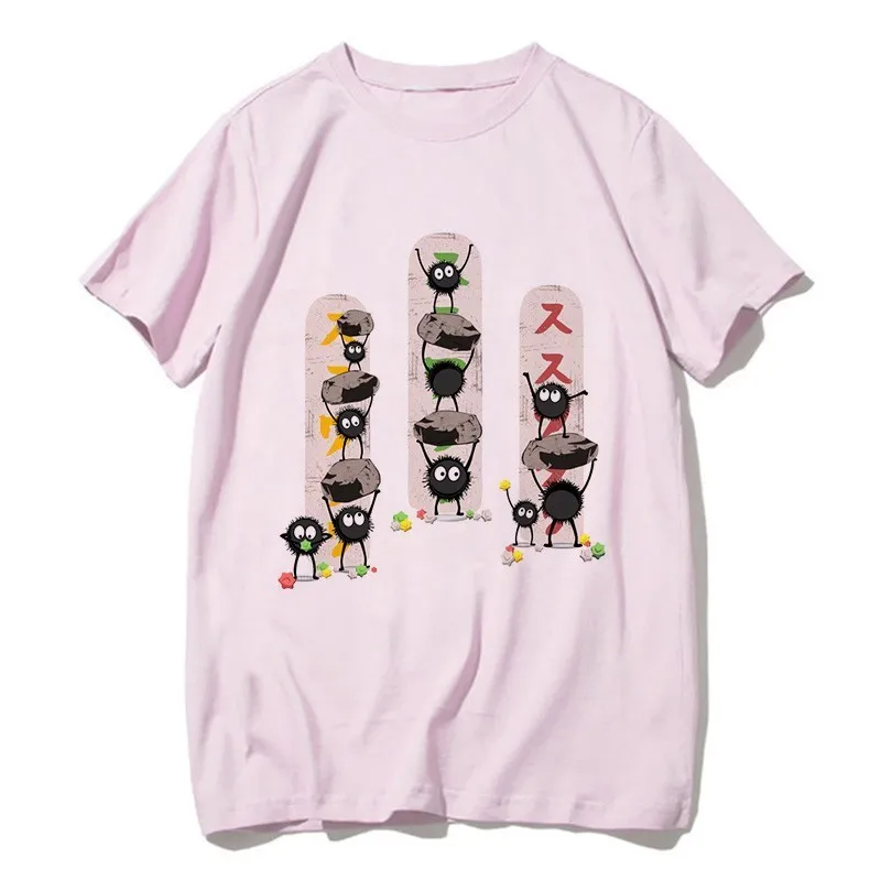 8 Totoro Shirt Women Men Studio Ghibli Miyazaki Hayao Anime Spirit Away T Shirt Men Women Japanese Anime Cartoon Clothes T-Shirt - Цвет: 8
