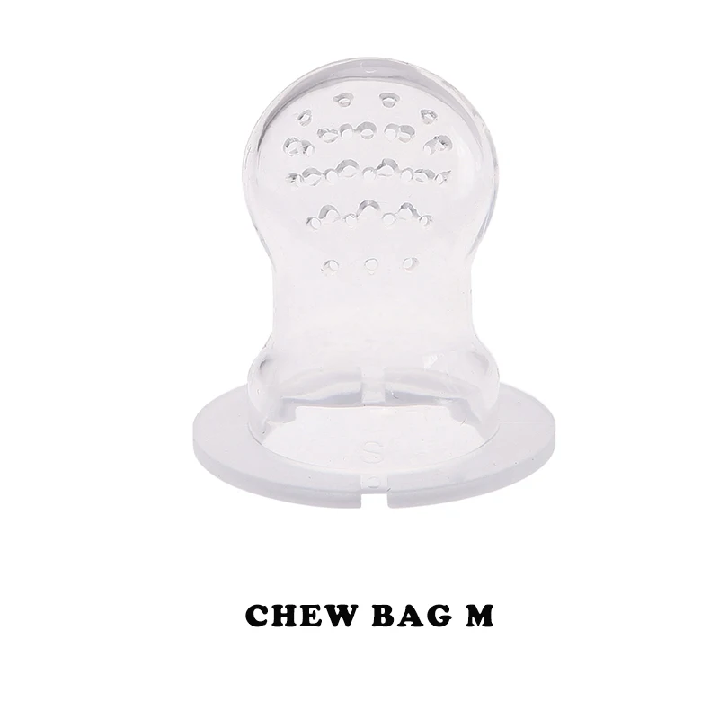 Chew Bag M Свежая фруктовая еда пустышка детская соска детская ниппельная кормушка безопасная поилка молоком детская соска для бутылочки свежие фрукты Nibbler - Цвет: Chew Bag M