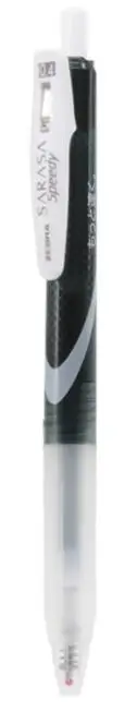 Black Zebra JJZ33 SARASA новая скоростная гелевая ручка 0,4 мм 0,5 мм Япония Быстросохнущие чернила - Цвет: Black