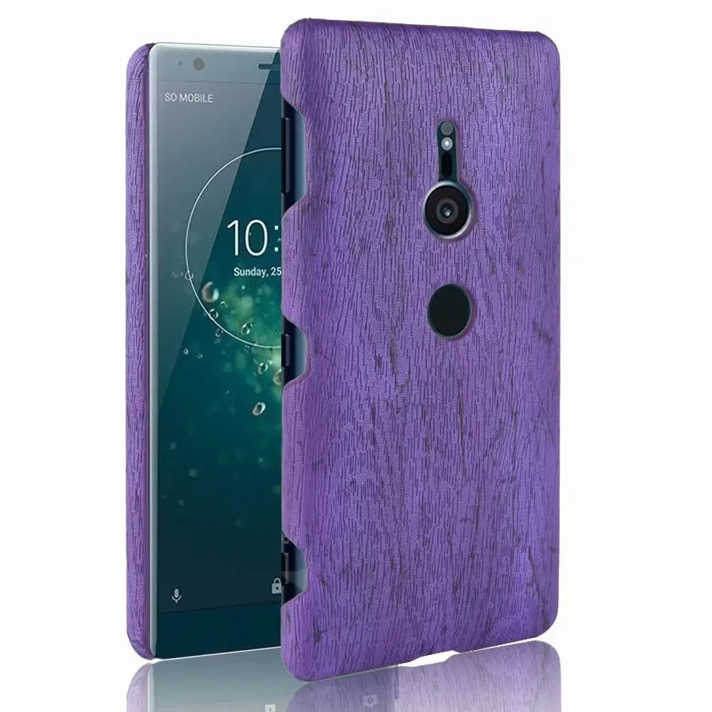 Дерево покрытия кожи для sony XZ2 чехол амортизирующие трудно шт мобильного