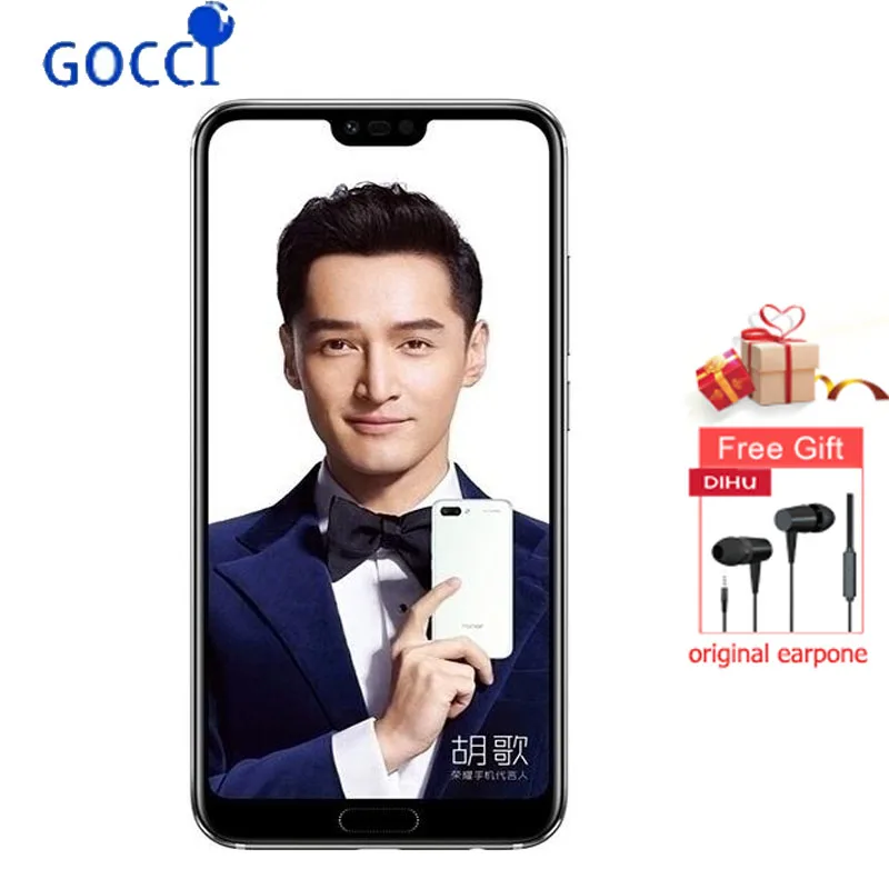 Honor 10 Global 4G 128GB смартфон 5," экран мобильный телефон Android 8,1 LTE 3D изогнутое стекло процессор AI камера 24 МП