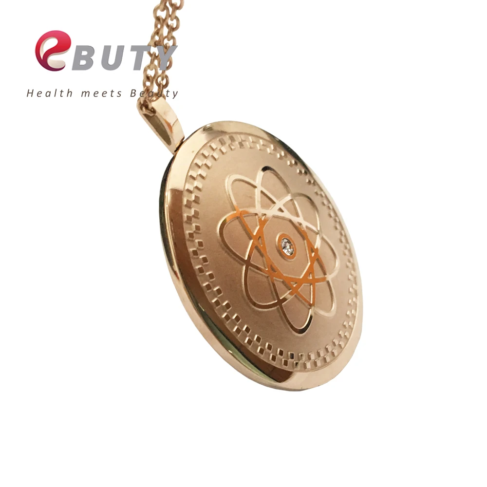 Женские Подвески EBUTY из розового золота с квантовой энергией здоровые элегантные