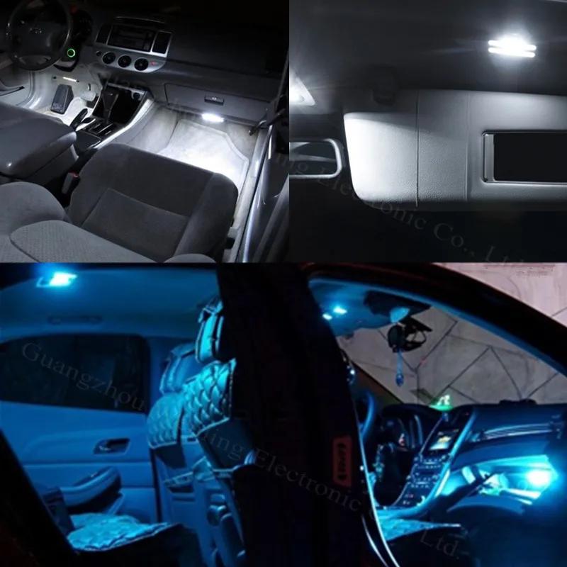 WLJH 6x Canbus автомобильный T10 светодиодный W5W интерьерный светильник для BMW E90 E91 E92 E87 E81