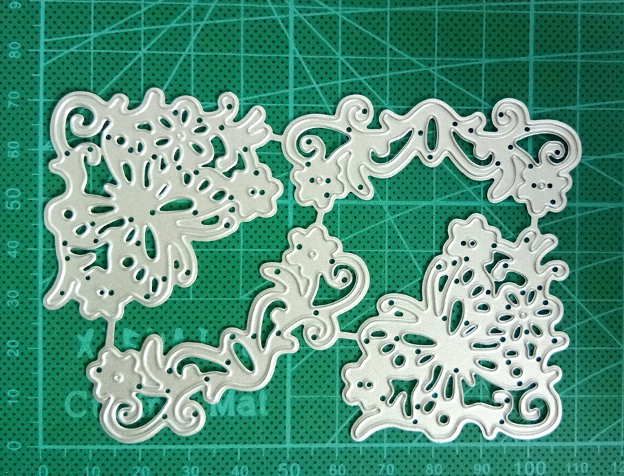 Бабочка цветок углы металла резки штампы Новый 2019 трафарет для DIY Скрапбукинг