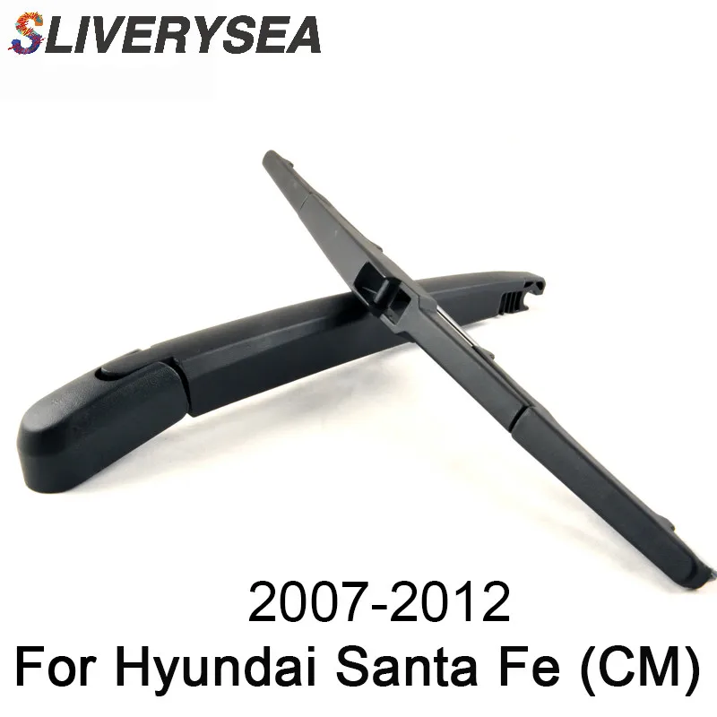 SLIVERYSEA задние щетки стеклоочистителя и рычаг для Hyundai Santa Fe (см) 2007 2012 14 'Ƌ дверей