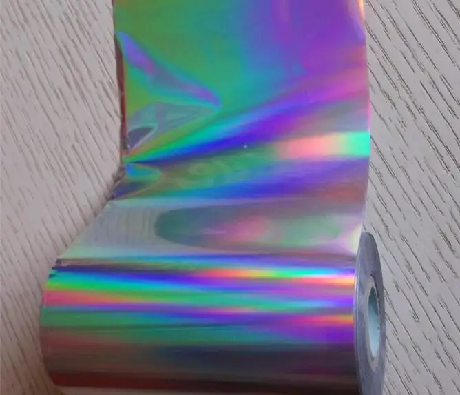 laser silver Переводная бумага для горячего тиснения, высокое качество, горячая Распродажа, цветная пленка для горячего тиснения, 80 мм x 120 м - Цвет: laser silver