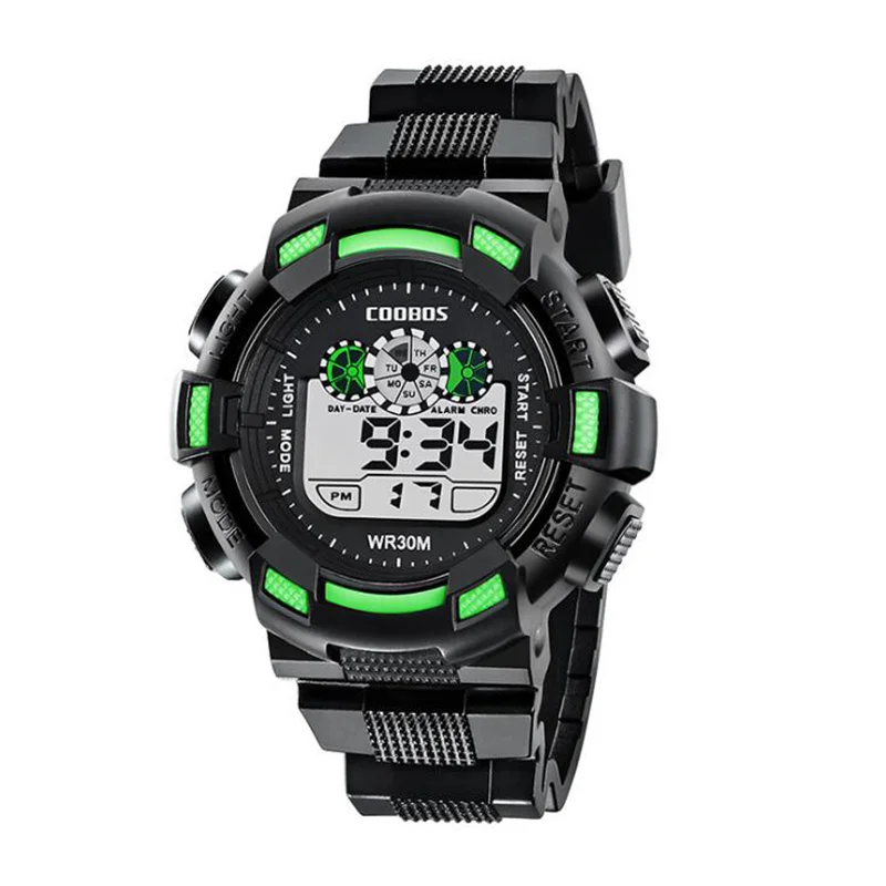 Спортивные мужские светодиодные электронные часы для активного отдыха