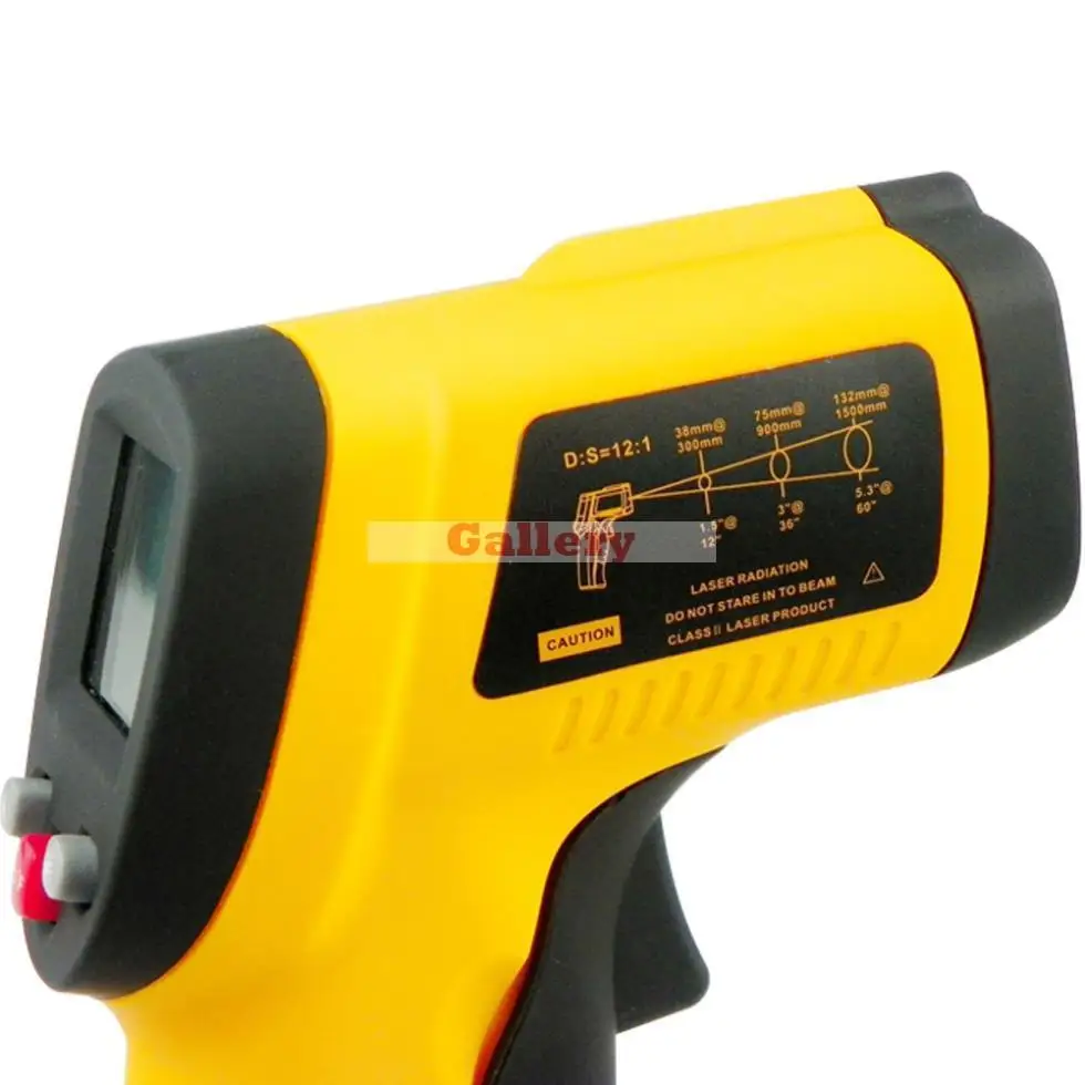 Цифровой термометр инфракрасный цифровой Бесконтактный лазерный ИК Gm300 50