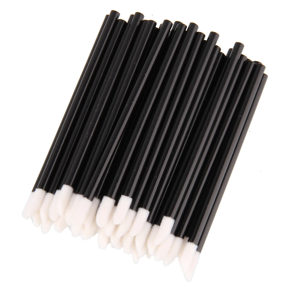 

50 шт. полезные кисти для макияжа Одноразовые Губы Кисть Помада для губ палочки Аппликатор ресницы Губы Кисть очистители очистки инструментов ресницы для наращивания магнитные ресницы накладные ресницы