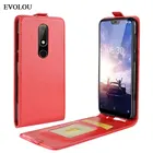 Вертикальный чехол-книжка для Nokia 6,1 Plus, откидные Чехлы для Nokia X6 2018, чехол TA-1099, TA 1099, чехол для телефона, чехлы