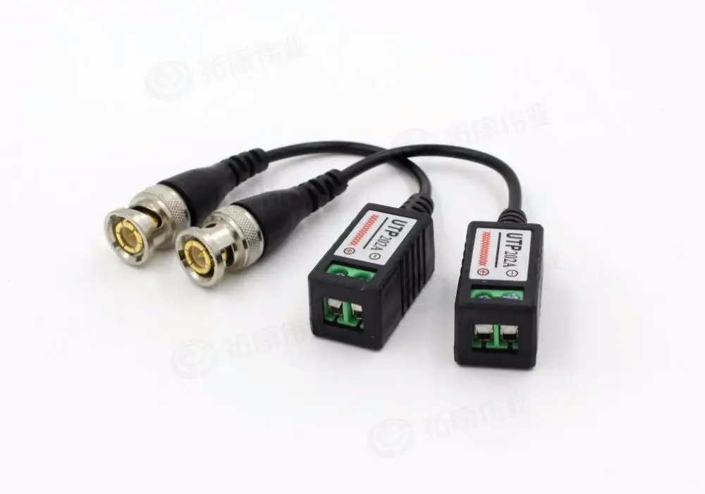 BNC CCTV Video Balun пассивные трансиверы UTP Cat5 характеристики расстояния выше 100 м: |