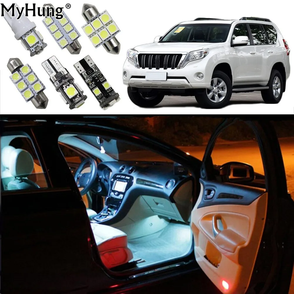 10 шт. Автомобильные светодиодные лампы для Toyota Prado Previa ACR30 ACR50|light bright|light ledlight led light