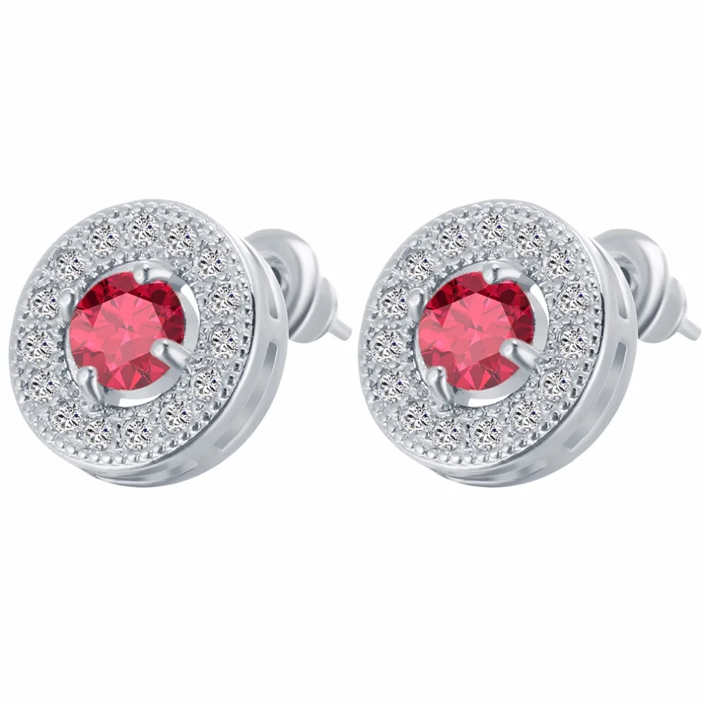 1 пара Новинка 2017 года Jewelry цвета: золотистый Серебристый покрытием большой