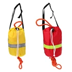 Светоотражающая спасательная леска для Каяка, 1 шт., мешочек для безопасного броска воды, плавающая веревка, оборудование для водных видов спорта, рафтинга, 16 м21 м