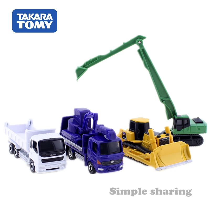 Takara Tomy Tomica модель строительной машины для литья под давлением Горячая игрушечный