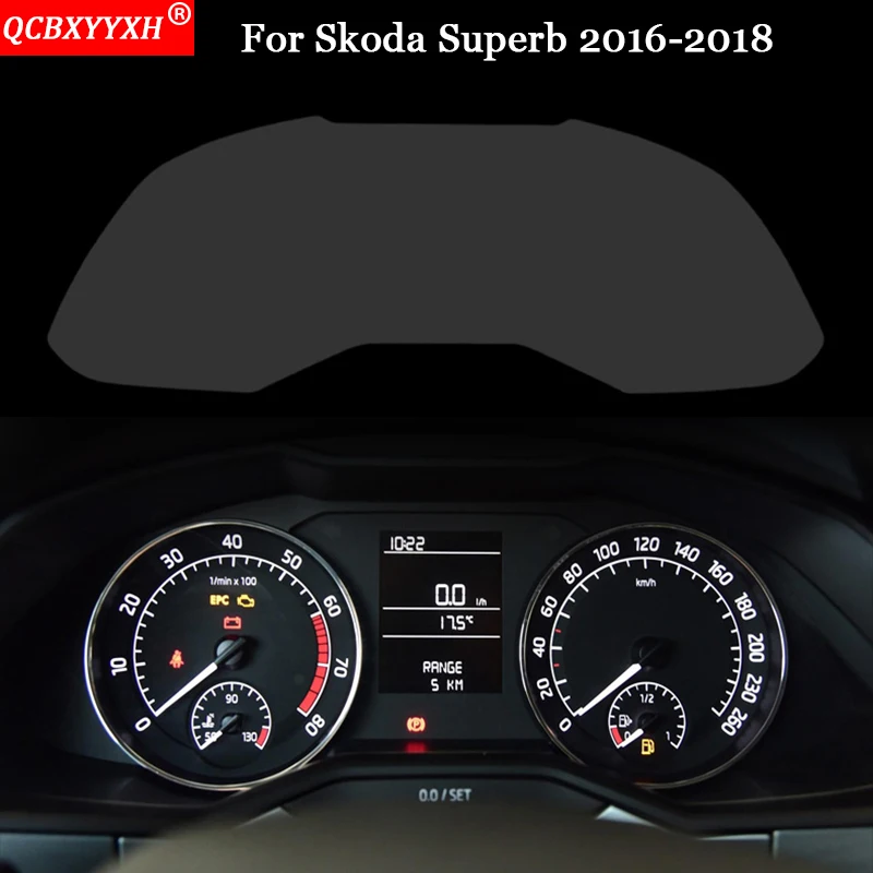 Стайлинг автомобиля QCBXYYXH 1 шт. ПЭТ краска на приборную панель защитная пленка