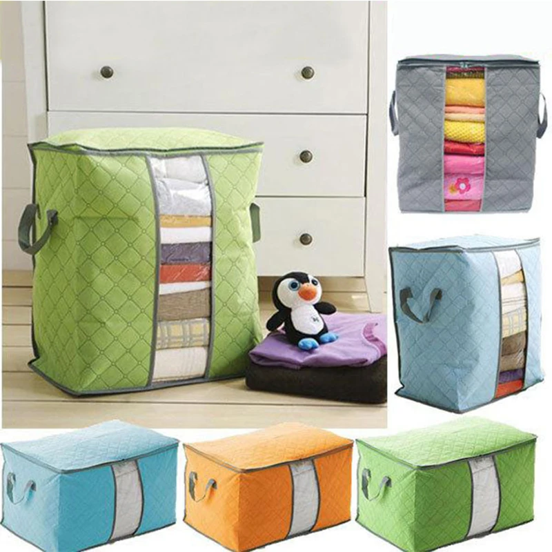 

Clothes Storage Basket Storage Box Household Large Cloth Moving Fantastic Bag Clothing Quilt Buggy Bag Wardrobe Storage Box