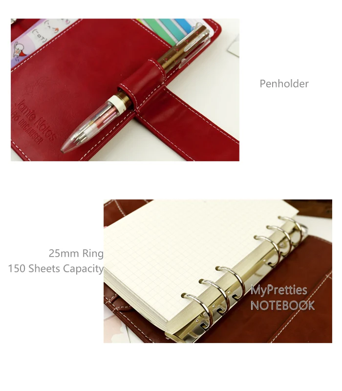 MyPretties спокойной Binder Тетрадь a5 a6 планировщик Журнал Повестка DIY ретро Организатор школьные канцелярские